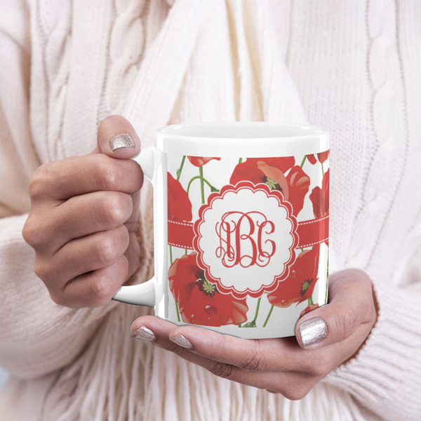 Poppies 20oz Coffee Mug - LIFESTYLE