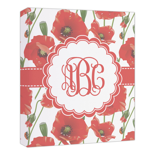 Custom Poppies Canvas Print - 20x24 (Personalized)