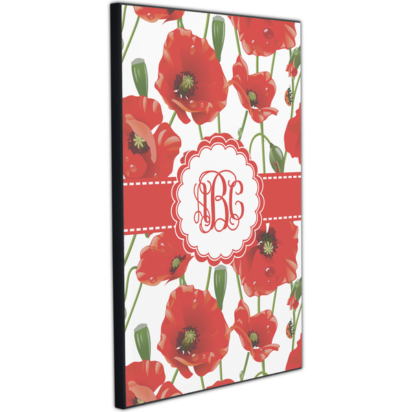 Poppies 20x30 Wood Print - Angle View