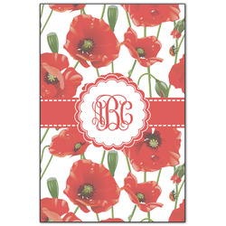 Poppies Wood Print - 20x30 (Personalized)