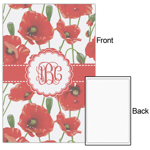 Poppies 24x36 - Matte Poster - Front & Back