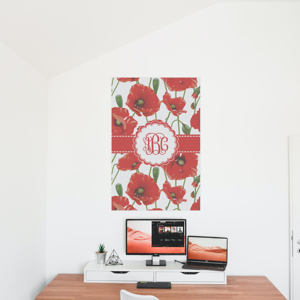 Poppies 24x36 - Matte Poster - On the Wall
