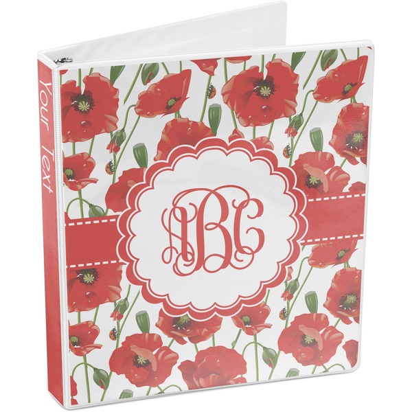 Poppies 3-Ring Binder 3/4 - Main