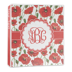 Poppies 3-Ring Binder - 1 inch (Personalized)