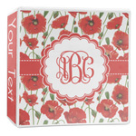 Poppies 3-Ring Binder - 2 inch (Personalized)