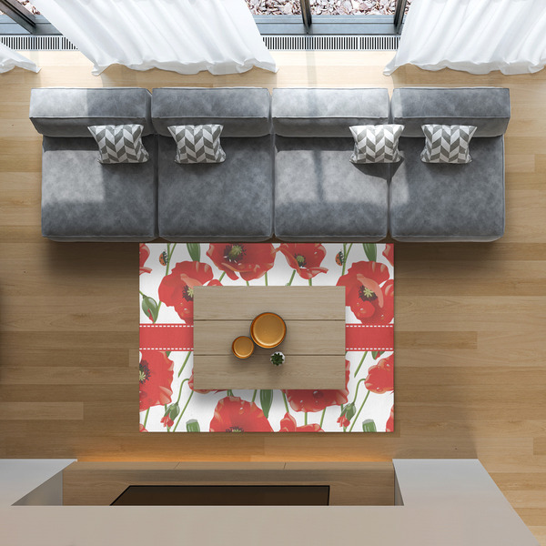 Poppies 5'x7' Indoor Area Rugs - IN CONTEXT