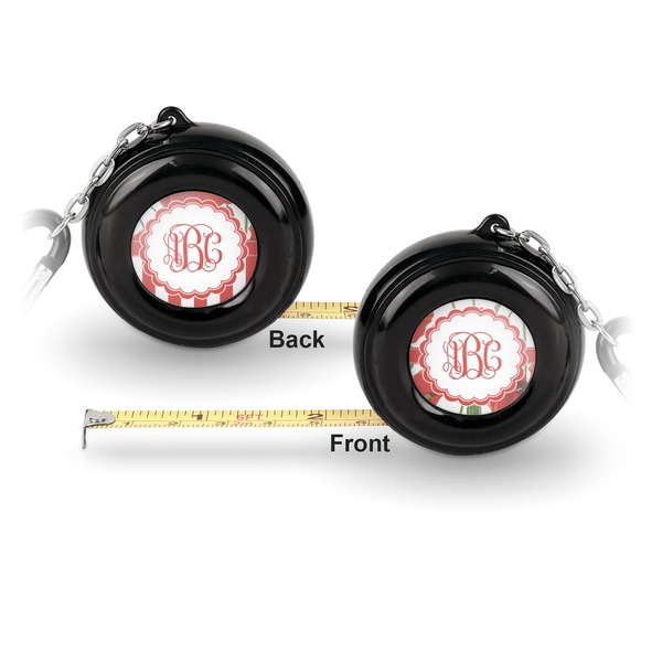 Poppies 6-Ft Pocket Tape Measure with Carabiner Hook - Front and Back