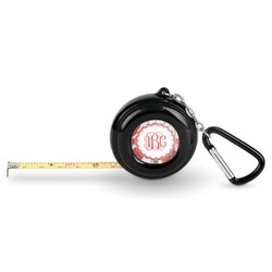 Poppies Pocket Tape Measure - 6 Ft w/ Carabiner Clip (Personalized)