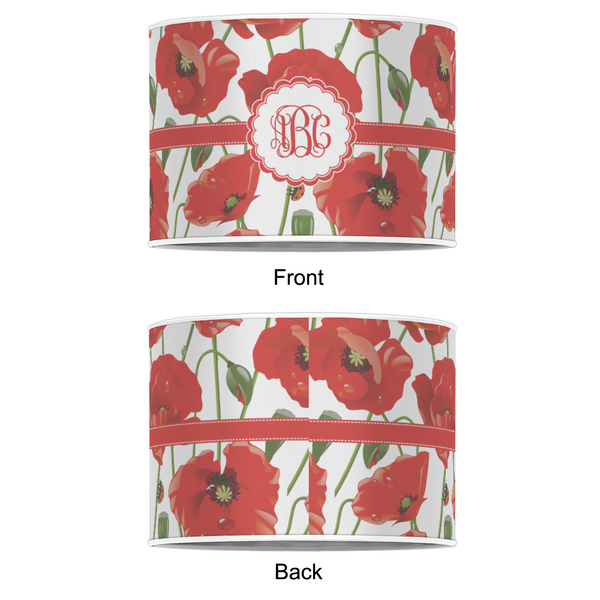 Poppies 8" Drum Lampshade - APPROVAL (Poly Film)