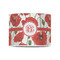 Poppies 8" Drum Lampshade - FRONT (Poly Film)