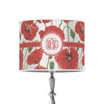 Poppies 8" Drum Lamp Shade - Poly-film (Personalized)