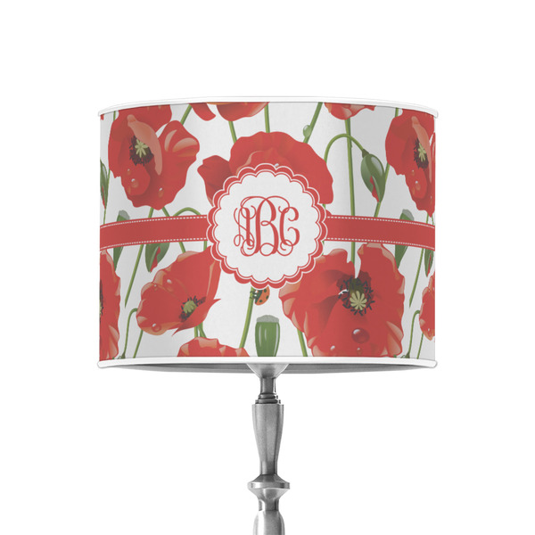Custom Poppies 8" Drum Lamp Shade - Poly-film (Personalized)