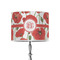 Poppies 8" Drum Lampshade - ON STAND (Poly Film)