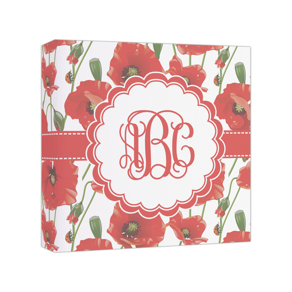Custom Poppies Canvas Print - 8x8 (Personalized)