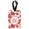 Poppies Metal Luggage Tag w/ Monogram