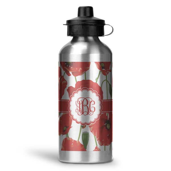 Custom Poppies Water Bottles - 20 oz - Aluminum (Personalized)