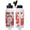 Poppies Aluminum Water Bottle - White APPROVAL