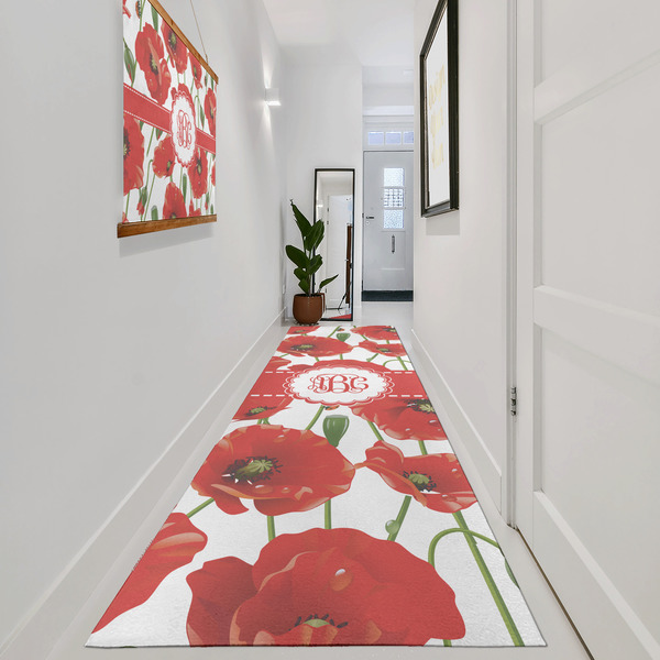 Poppies Area Rug Sizes - In Context (vertical)