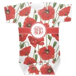 Poppies Baby Bodysuit (Personalized)