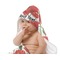 Poppies Baby Hooded Towel on Child