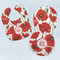 Poppies Baby Bib & Burp Set w/ Monogram