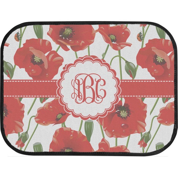 Poppies Back Seat Car Mat