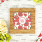 Poppies Bamboo Trivet with 6" Tile - LIFESTYLE