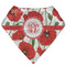 Poppies Bandana Bib (Personalized)