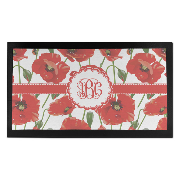 Poppies Bar Mat - Small - FRONT
