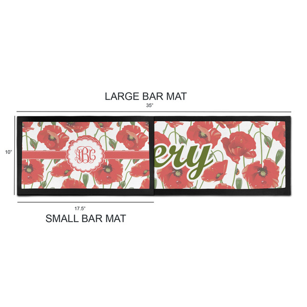 Poppies Bar Mats - Sizing Chart