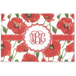 Poppies Woven Mat (Personalized)