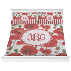 Poppies Comforter Set - King (Personalized)