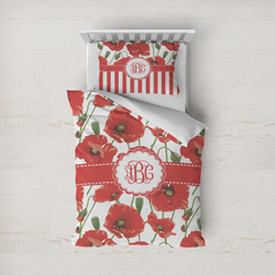 Poppies Duvet Cover Set - Twin (Personalized)