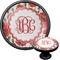 Poppies Black Custom Cabinet Knob (Front and Side)
