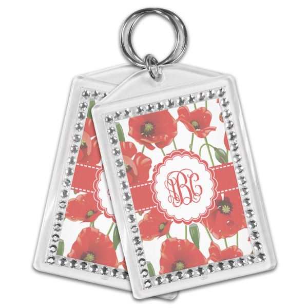 Poppies Bling Keychain - MAIN