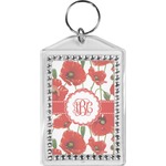 Poppies Bling Keychain (Personalized)