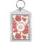 Poppies Bling Keychain (Personalized)