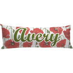 Poppies Body Pillow Case (Personalized)