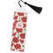Poppies Bookmark with tassel - Flat