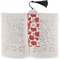 Poppies Bookmark with tassel - In book