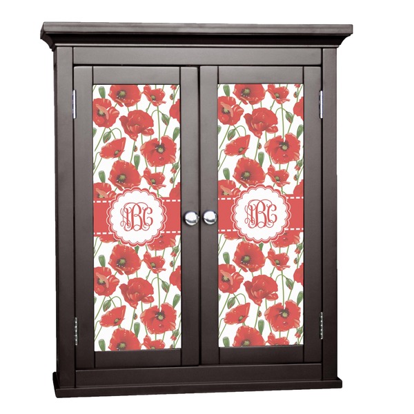 Custom Poppies Cabinet Decal - Large (Personalized)