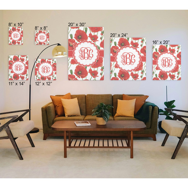 Poppies Canvas Prints - Multiple Sizes