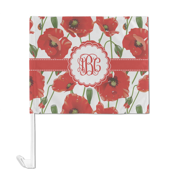 Poppies Car Flag - Large - FRONT