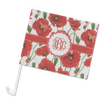 Poppies Car Flag (Personalized)