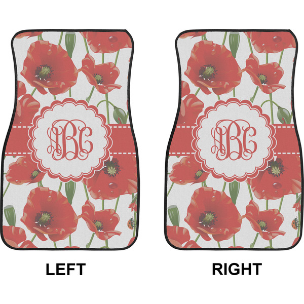 Poppies Car Mat Front - Approval