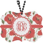 Poppies Rear View Mirror Charm (Personalized)