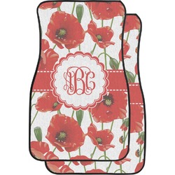 Poppies Car Floor Mats (Personalized)