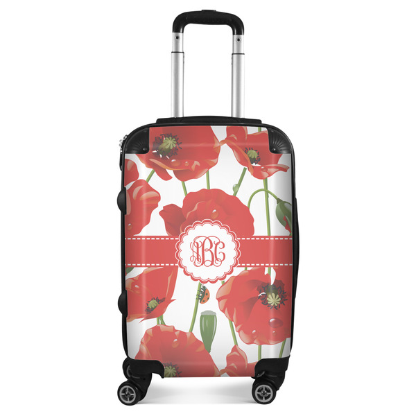 Custom Poppies Suitcase - 20" Carry On (Personalized)