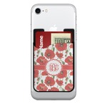Poppies 2-in-1 Cell Phone Credit Card Holder & Screen Cleaner (Personalized)