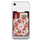 Poppies Cell Phone Credit Card Holder w/ Phone